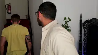 Muscular European Couple Bareback in Cosplay Uniforms
