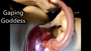 BBW Teen Pumps Her Pussy Until Lips Swell Huge