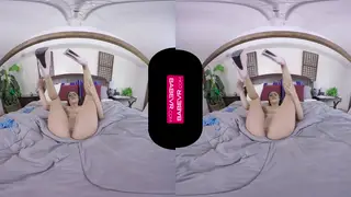 Brunette Girlfriend Teases with Toys in VR POV