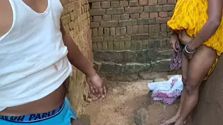 Indian Maid in Uniform Services Outdoors After Gym Session