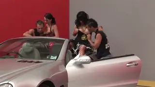 Lesbian Pair Share Toys and Take Messy Facials Together