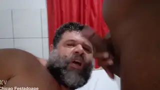 Eager Fan Receives a Sloppy Blowjob on Camera