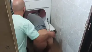Stepbrother Frees Trapped Wife for Deep Creampie