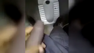 Indian Man Urinates While Showing Off Black Cock