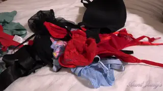 Busty Blonde MILF Landlord Teases in POV Lingerie