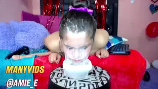 Petite European Teen Takes a Relentless Deepthroat