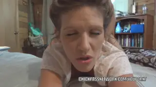 Petite MILF Enjoys POV Pussy Licking in Lingerie