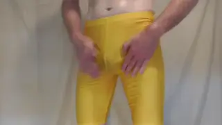 Oiled Spandex Ass Gets Spanked and Fucked Hard