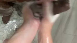Asian Teen Drains Stepbrother Twice In Steamy Shower