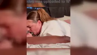 Curvy Stepsister Delivers Sloppy Blowjob and Facial