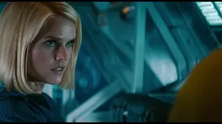 Blonde Cosplayer Flaunts Curves in Sci-Fi Lingerie