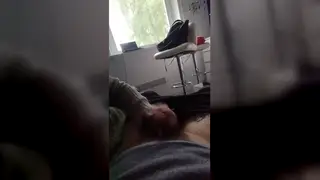 European Girlfriend Offers Shy Handjob and Blowjob