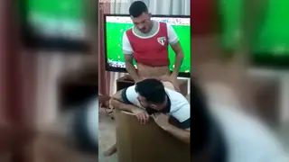 Amateur Stud Gives a Sloppy Blowjob