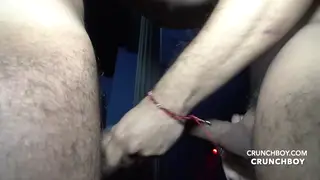 European Threesome Barebacks Stranger at Gloryhole