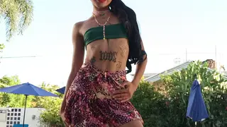 Petite Asian Ink Babe Worships Monster Cock