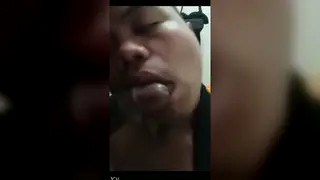 Smooth Twink Swallows Thick Cock in Blowjob