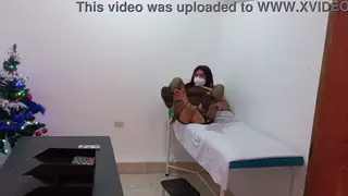 Curvy Latina Nurse Masturbates in a Doctor's Office