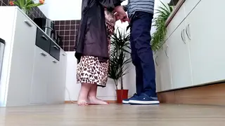 Voluptuous Mother-in-Law Takes Rough Doggystyle Finish