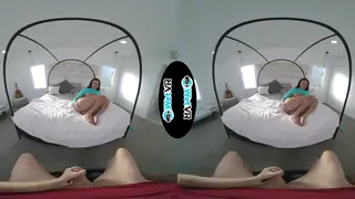 Stepsister Rides Stepbrother in VR Creampie Encounter