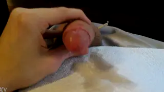 Guy Strokes Hard in POV Until Explosive Solo Climax
