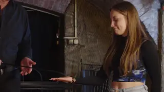 Teen Submissive Endures Spanking and Standing Discipline in Casting