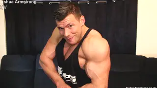 Muscular Stripper Performs a Private Show