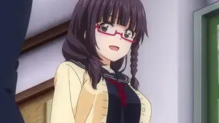 Busty Teacher Flirts With Student at Desk