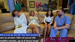 Inked Curvy Woman Uses Toys in Clinical Setting