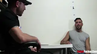 Uniformed Cop Barebacks a Twink in Custody