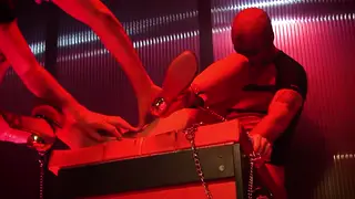 Bound European MILF Takes Two Cocks in Double Penetration