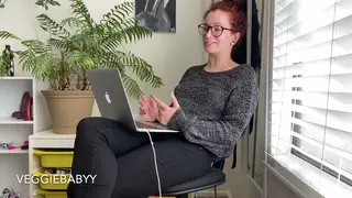 Petite Redhead Auditions as Boss's Office Toy