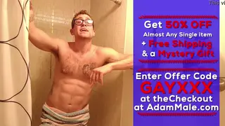 Amateur Demonstrates Anal Cleansing Routine