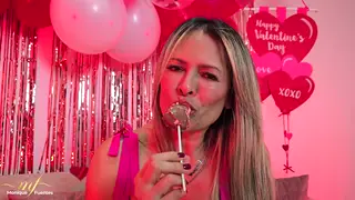 Blonde Latina MILF Celebrates Valentine's Day With a Solo Session