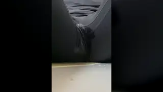 European Guy Pisses in Sheer Leggings