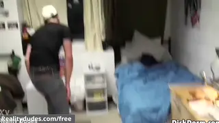 Amateur Group Blowjob and Handjob Action Spills Into Doggystyle