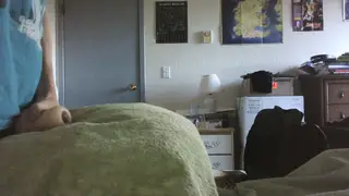 Slender Student Explores Toy Pleasure in Bedroom