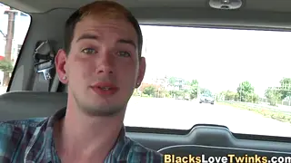 Ebony Amateur Receives Interracial Facial After Blowjob