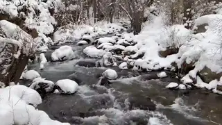 Outdoor Bareback Quickie in the Snow