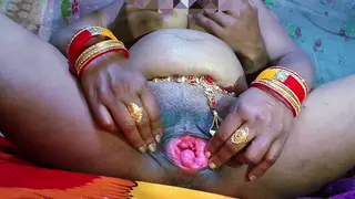 Pregnant Indian MILF Takes Anal Creampie in Doggy Style