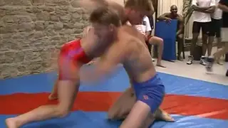 Two Fit Guys Wrestle and Grind in a Sweaty Fetish Match