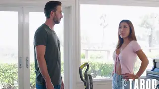 Curvy Teen Gives a Sloppy POV Blowjob in Silence