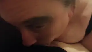Voluptuous MILF Delivers Deep POV Blowjob at Club Party