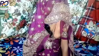 Indian Stepsister Lifts Saree for Stepbrother in Femdom Scene