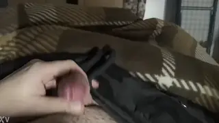 Amateur Shows Off Small Uncut Cock in Close-Up
