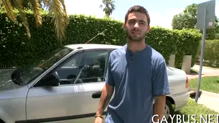 Hairy Bear Sucks Cock Before Taking It Deep