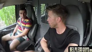 Bound Twink Gagged and Drilled by a Dominant Daddy