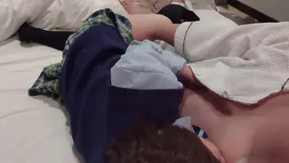 Japanese Schoolgirl Rides to Creampie in Uniform