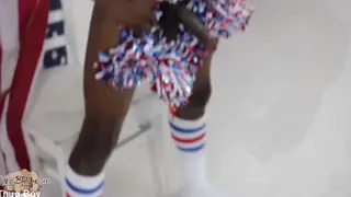 Mature Black Daddy Strokes Thick Cock Solo