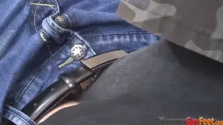 Twink Gets Soles Coated in Cum After Footjob and Blowjob