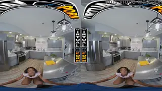 Petite Woman Seduces at Desk for Better Grade